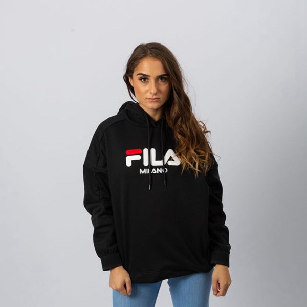 Fila Mikiny Damske Čierne - Milano Vypredaj - Slovakia 43065-KEBZ